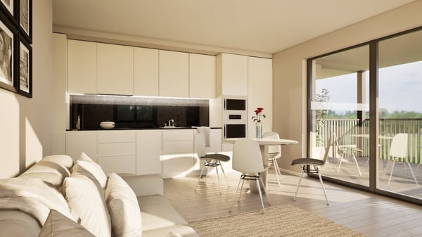 Appartamento 1.5 locali con terrazza di nuova costruzione N3 2