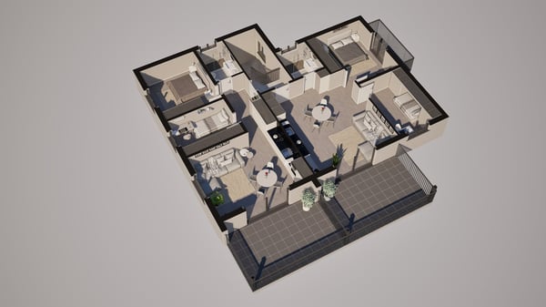 Appartamento 3.5 locali con terrazza di nuova costruzione PPP4 11