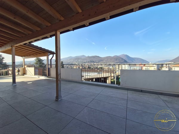 APPARTAMENTO DI 4 LOCALI CON AMPIA TERRAZZA COPERTA A MENDRISIO A REDDITO 11