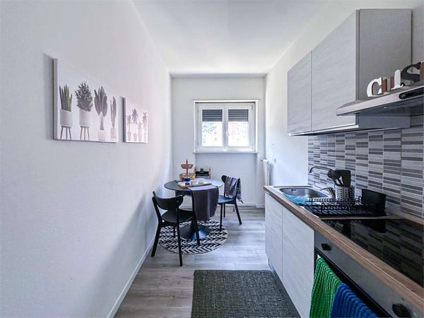 Chiasso, 1.5 ARREDATO, con balcone vista aperta 7