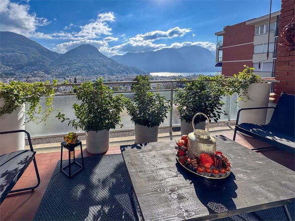Appartamento di lusso con vista lago di Lugano 8