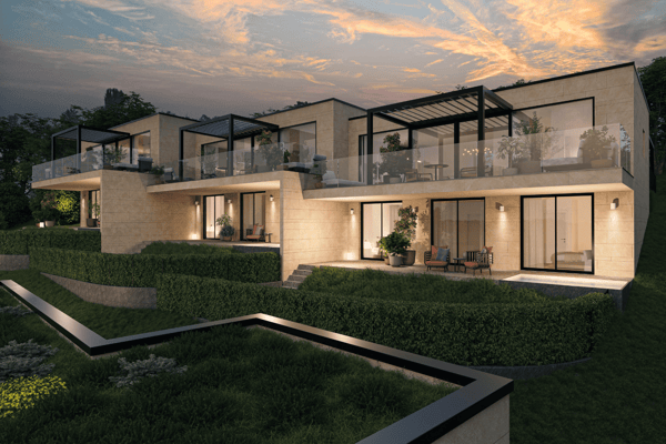 Villa moderna con vista panoramica a Collina d'Oro 2