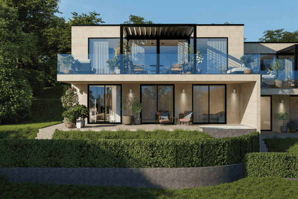 Villa moderna con vista panoramica a Collina d'Oro 2