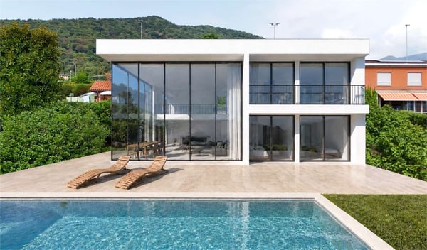Terreno edificabile vista lago con progetto approvato 5
