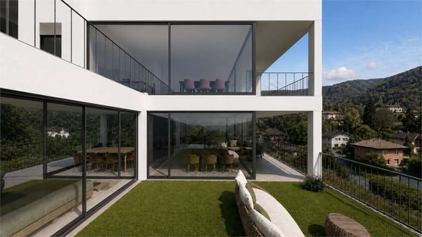 Terreno edificabile vista lago con progetto approvato 11
