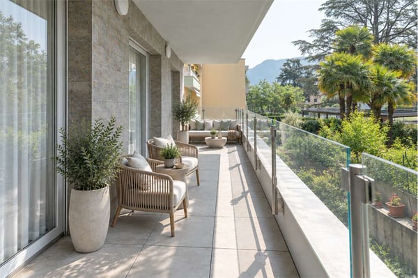 Elegante 3.5 locali con terrazza e vista aperta 4