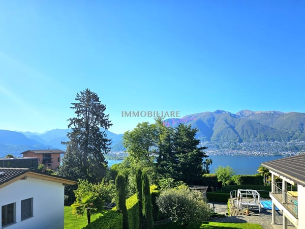 Modernes Neubau-Penthouse mit Seesicht in Piazzogna, ruhig, zentral 2
