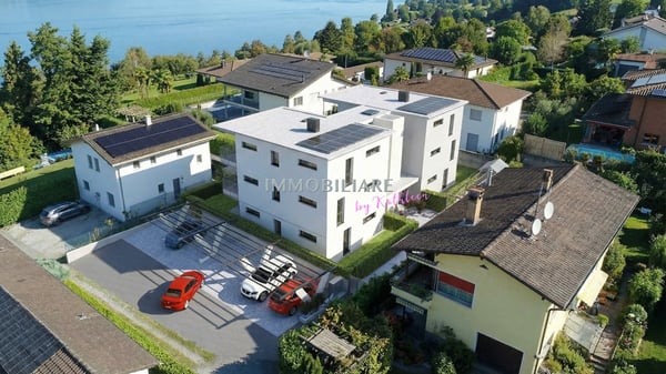 Modernes Neubau-Penthouse mit Seesicht in Piazzogna, ruhig, zentral 4