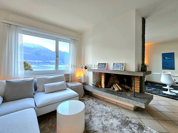 Ihr Logenplatz am Lago Maggiore: Attika mit Hallenbad und Kamin 4