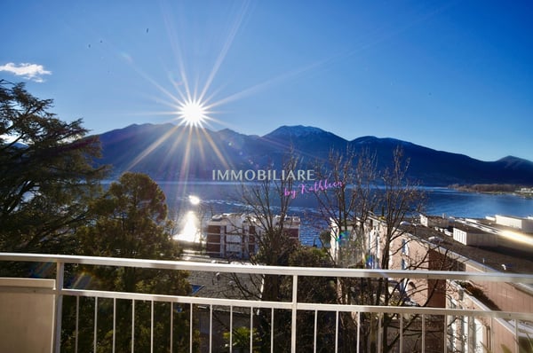 Ihr Logenplatz am Lago Maggiore: Attika mit Hallenbad und Kamin