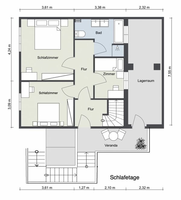 VERKAUFT !!! Charmantes Einfamilienhaus , mit Pool und mit separatem Gästestudio 22