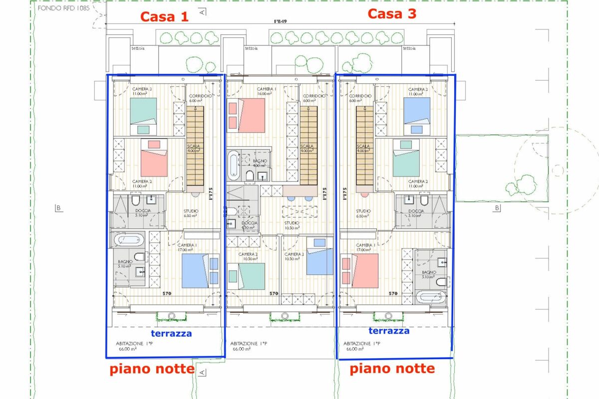 Einfamilien-/Reihenhaus mit Garten und 2 Parkplätzen