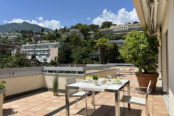 Elegante Attikawohnung mit grosser Sonnenterrasse und Gemeinschaftspool - Nähe See und Zentrum ASCONA 24
