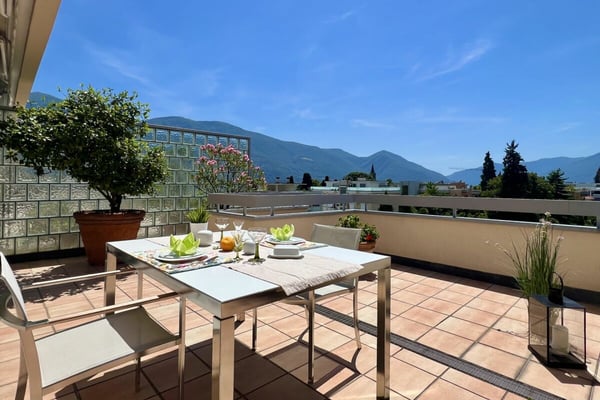 Elegante Attikawohnung mit grosser Sonnenterrasse und Gemeinschaftspool - Nähe See und Zentrum ASCONA 27