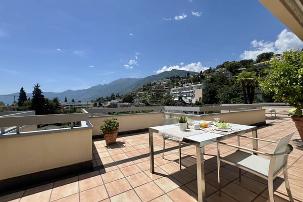 Elegante Attikawohnung mit grosser Sonnenterrasse und Gemeinschaftspool - Nähe See und Zentrum ASCONA 33