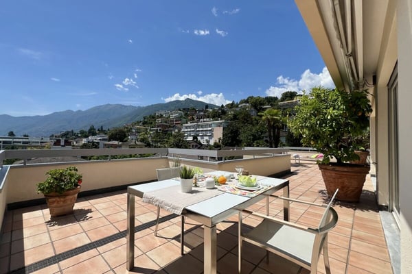 Elegante Attikawohnung mit grosser Sonnenterrasse und Gemeinschaftspool - Nähe See und Zentrum ASCONA 21