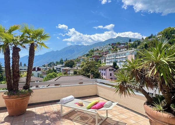 Elegante Attikawohnung mit grosser Sonnenterrasse und Gemeinschaftspool - Nähe See und Zentrum ASCONA 57