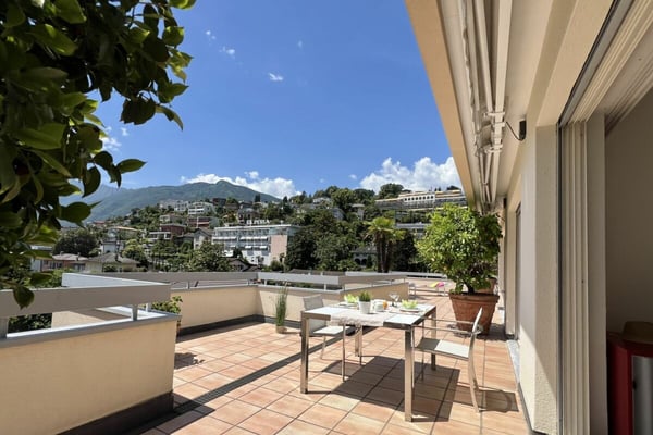 Elegante Attikawohnung mit grosser Sonnenterrasse und Gemeinschaftspool - Nähe See und Zentrum ASCONA 22
