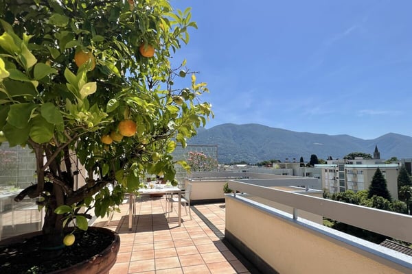 Elegante Attikawohnung mit grosser Sonnenterrasse und Gemeinschaftspool - Nähe See und Zentrum ASCONA 23