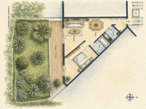 Elegante Ferienwohnung mit grosser Terrasse, Gemeinschaftspool und direktem Seezugang 12