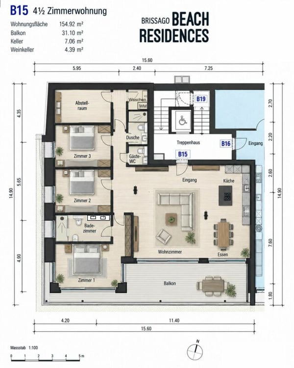 Exklusives Wohnen mit 180°Seesicht, Wellnessbereich & Pool 27