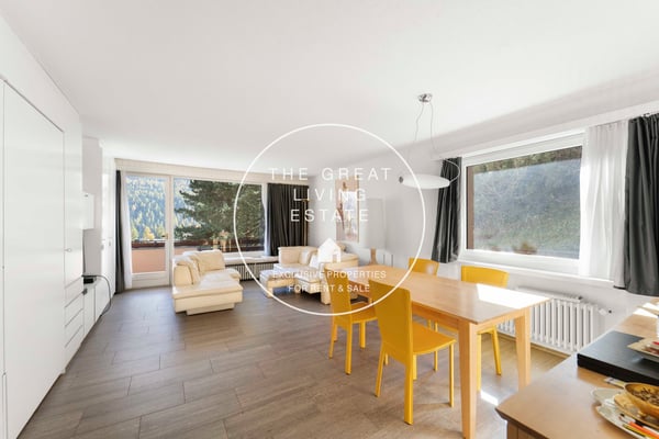 Moderno appartamento di 1.5 locali con vista panoramica a St. Moritz 5