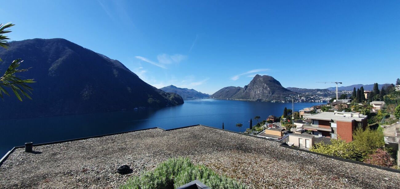 Incantevole vista sul Lago di Lugano