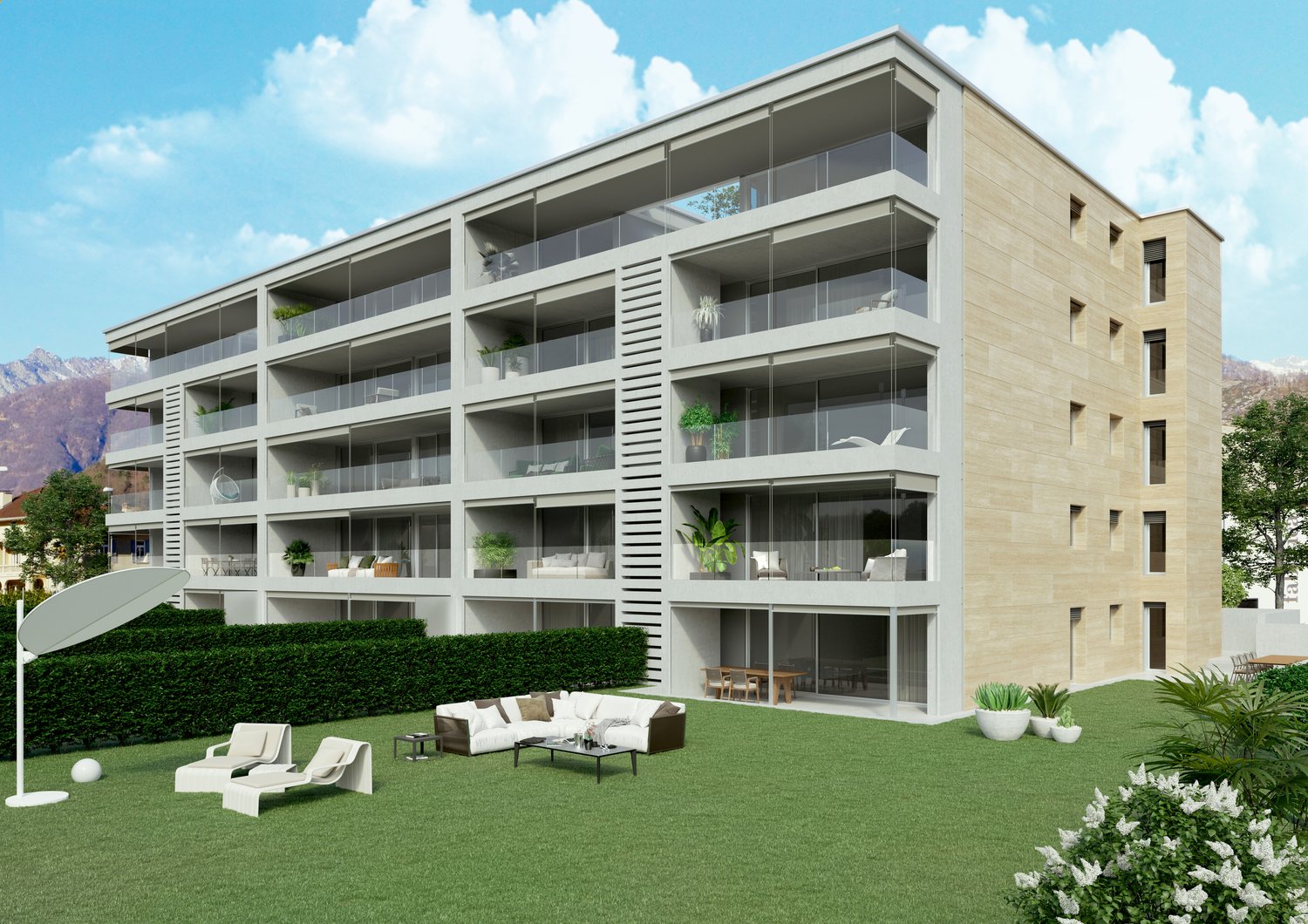 Bild Moderno 3.5 locali con giardino (0.4)