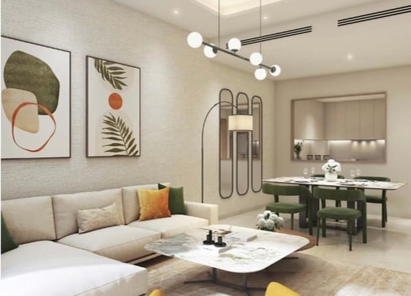 Modern appartment 1 bedroom with amazing view near by the new airport Dubai 3