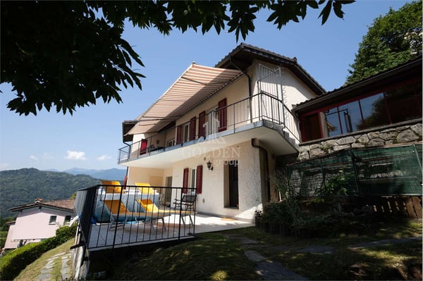 Cadro - Elegante casa unifamiliare con terrazze panoramiche e grande g 1