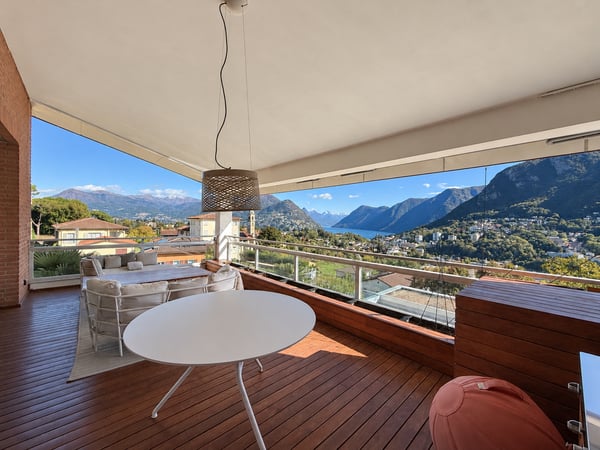 Stunning Duplex Apartment with Lake Views in Montagnola – Gentilino for rent 25