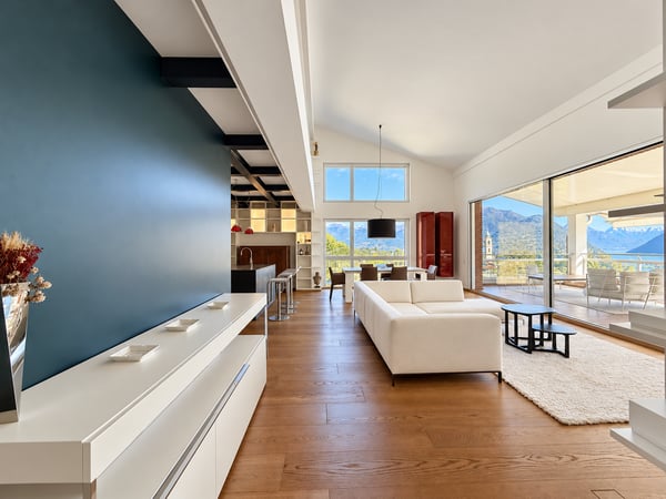 Stunning Duplex Apartment with Lake Views in Montagnola – Gentilino for rent 2