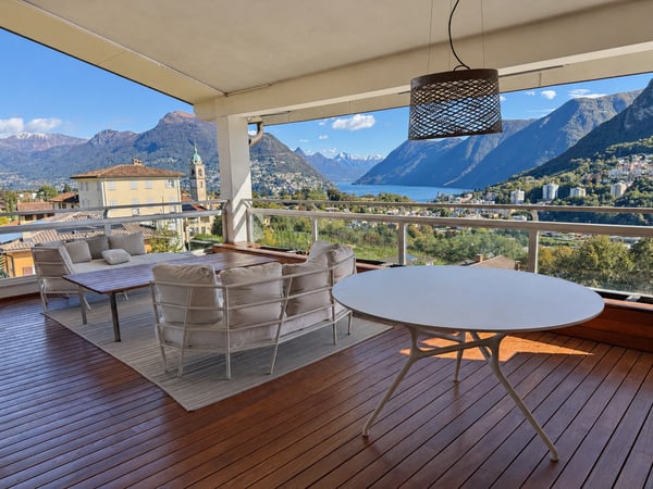 Stunning Duplex Apartment with Lake Views in Montagnola – Gentilino for rent 3