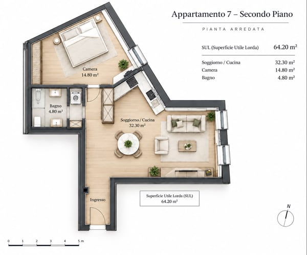 2.5 locali completamente rinnovato a Breganzona – luminoso, tranquillo e ben servito 21