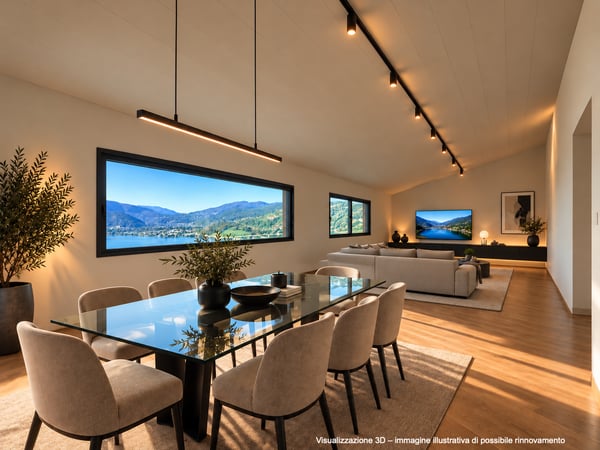 Elegante villa con vista panoramica sul lago, piscina a sfioro e giardino privato 14