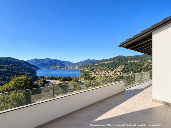 Elegante villa con vista panoramica sul lago, piscina a sfioro e giardino privato 3