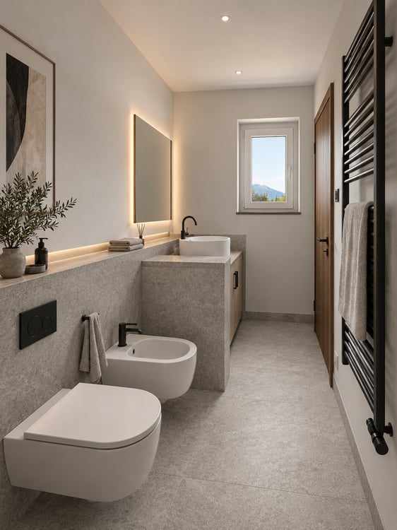 Elegante villa con vista panoramica sul lago, piscina a sfioro e giardino privato 13