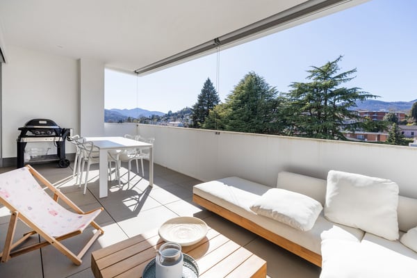 Appartamento attico di 4.5 locali con vista aperta a Lugano-Besso 14