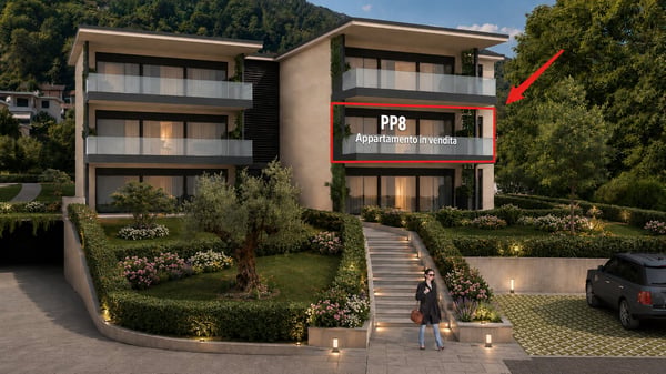 Elegante 4.5 locali di nuova costruzione con portico coperto e comfort energetico CECE A 1