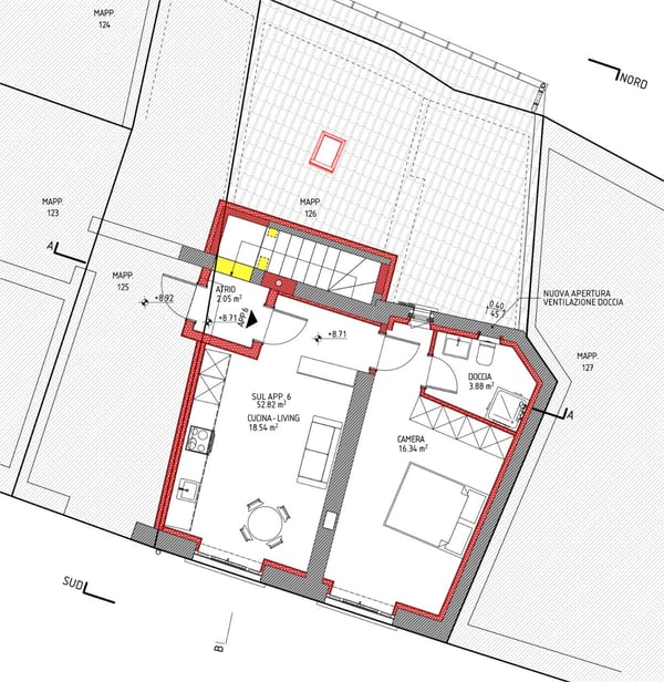 Riva San Vitale - Casa di nucleo con progetto approvato 12