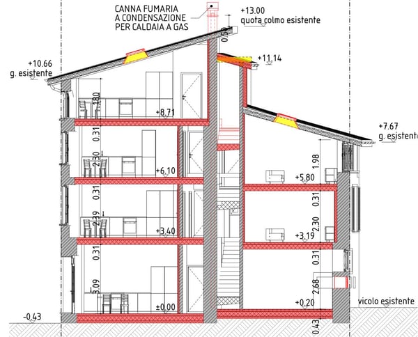 Riva San Vitale - Casa di nucleo con progetto approvato 13