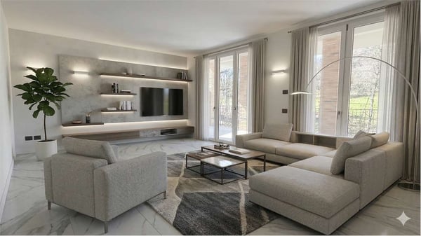 Bizzarone - Residenza Panorama: Trilocale con terrazzo, piscina e vist 7