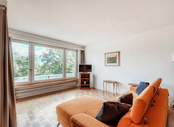 Bilocale arredato con balcone panoramico – Agra, Collina d’Oro 1