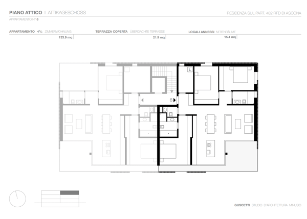 Lussuoso attico di 1.5 locali 4