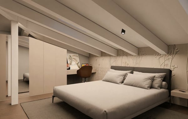 Duplex Luminoso e Tranquillo con Camino ad Ascona / Helle und Ruhige Maisonette mit Kamin in Ascona 10