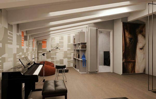 Duplex Luminoso e Tranquillo con Camino ad Ascona / Helle und Ruhige Maisonette mit Kamin in Ascona 9