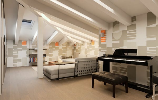 Duplex Luminoso e Tranquillo con Camino ad Ascona / Helle und Ruhige Maisonette mit Kamin in Ascona 8