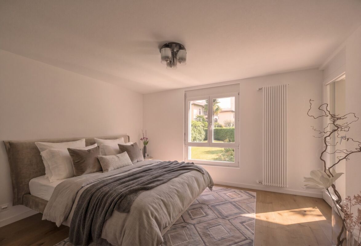 Ascona - Elegante appartamento con ampio giardino privato e camino / Ascona - Elegante Wohnung mit grosszügigem Privatgarten und Cheminée