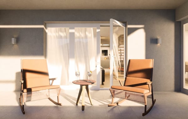 Elegante, lichtdurchflutete Maisonette mit Kamin in Ascona | Elegante duplex luminoso con camino ad Ascona 3