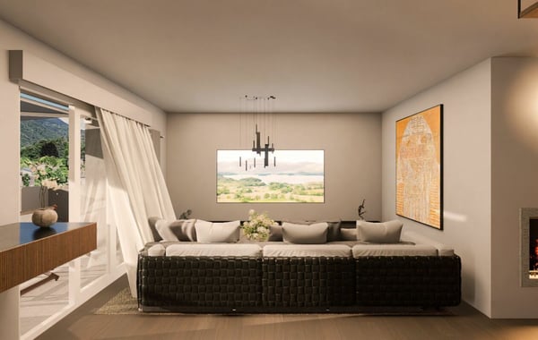 Elegante, lichtdurchflutete Maisonette mit Kamin in Ascona | Elegante duplex luminoso con camino ad Ascona 1